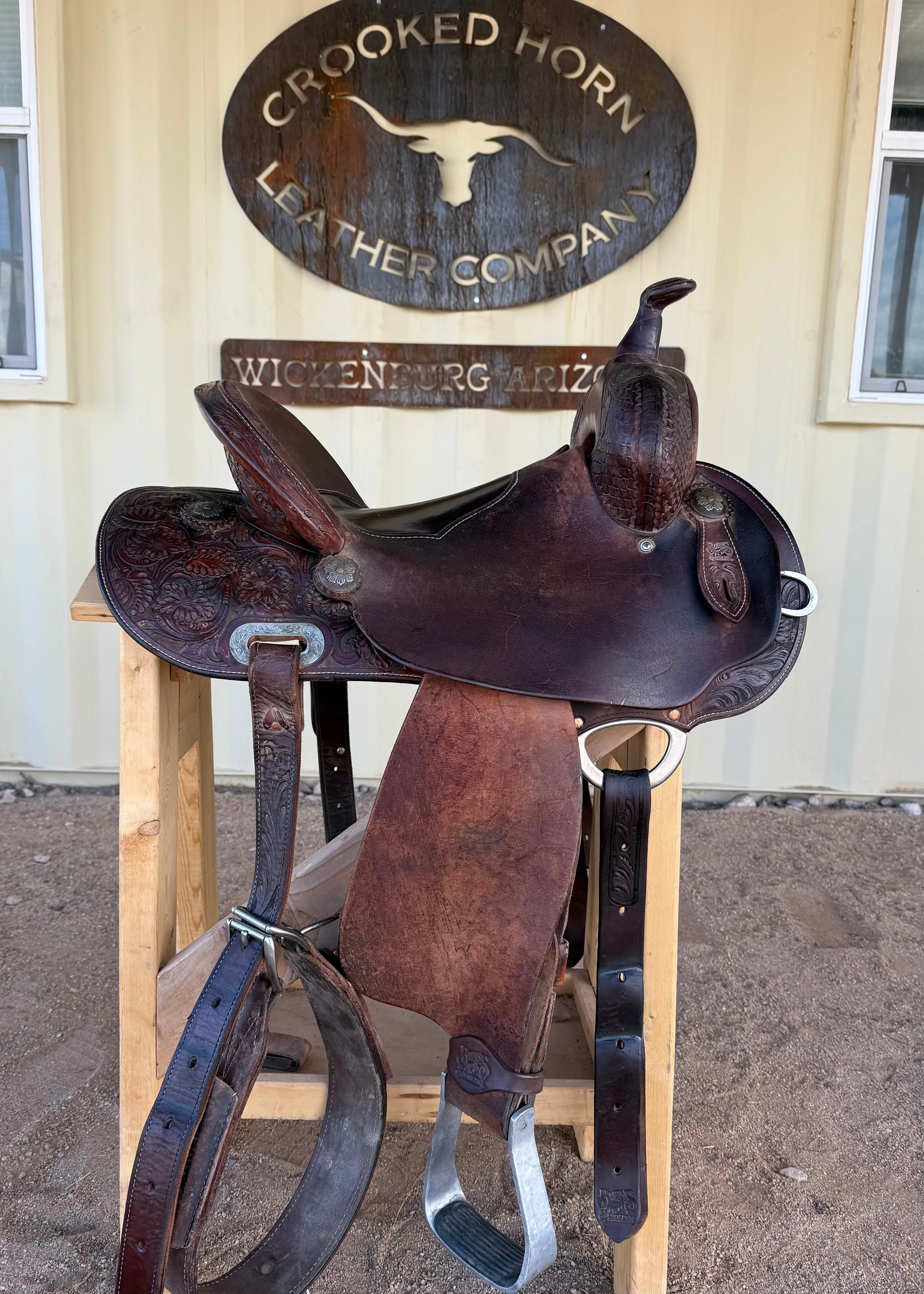 14.5” Burns Saddlery Barrel Racer