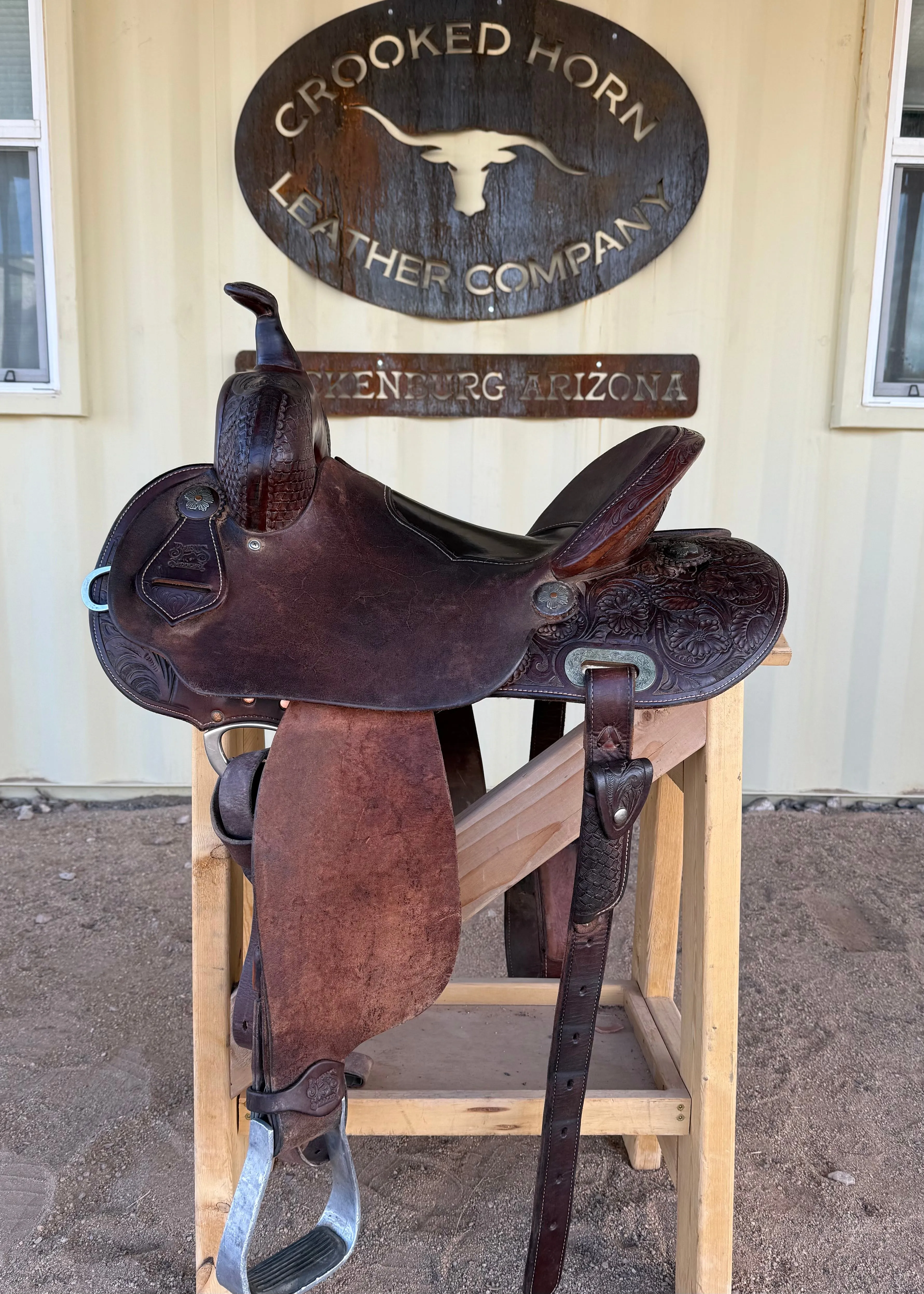14.5” Burns Saddlery Barrel Racer