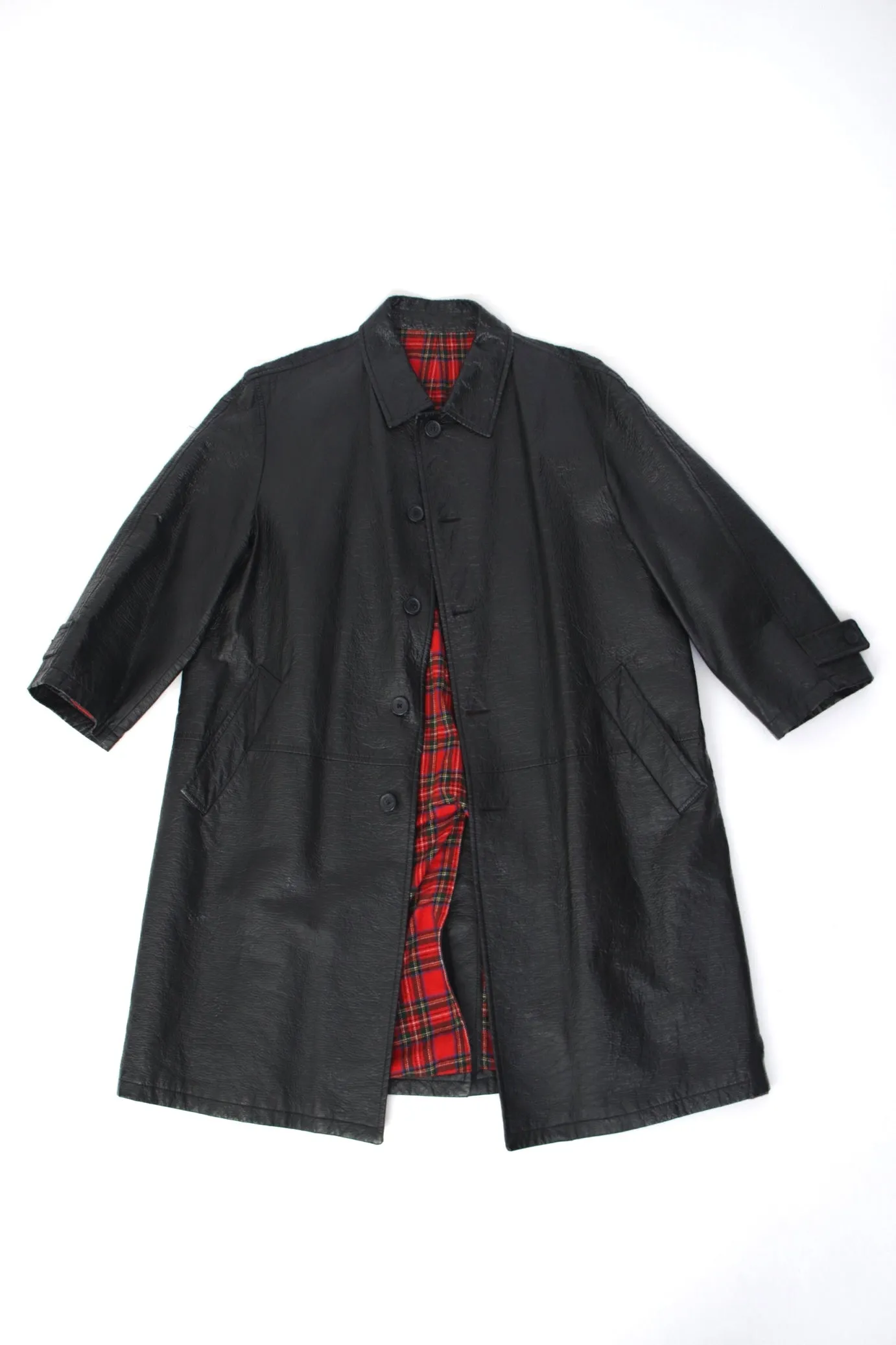 1990s D&G Tartan Lined Coat