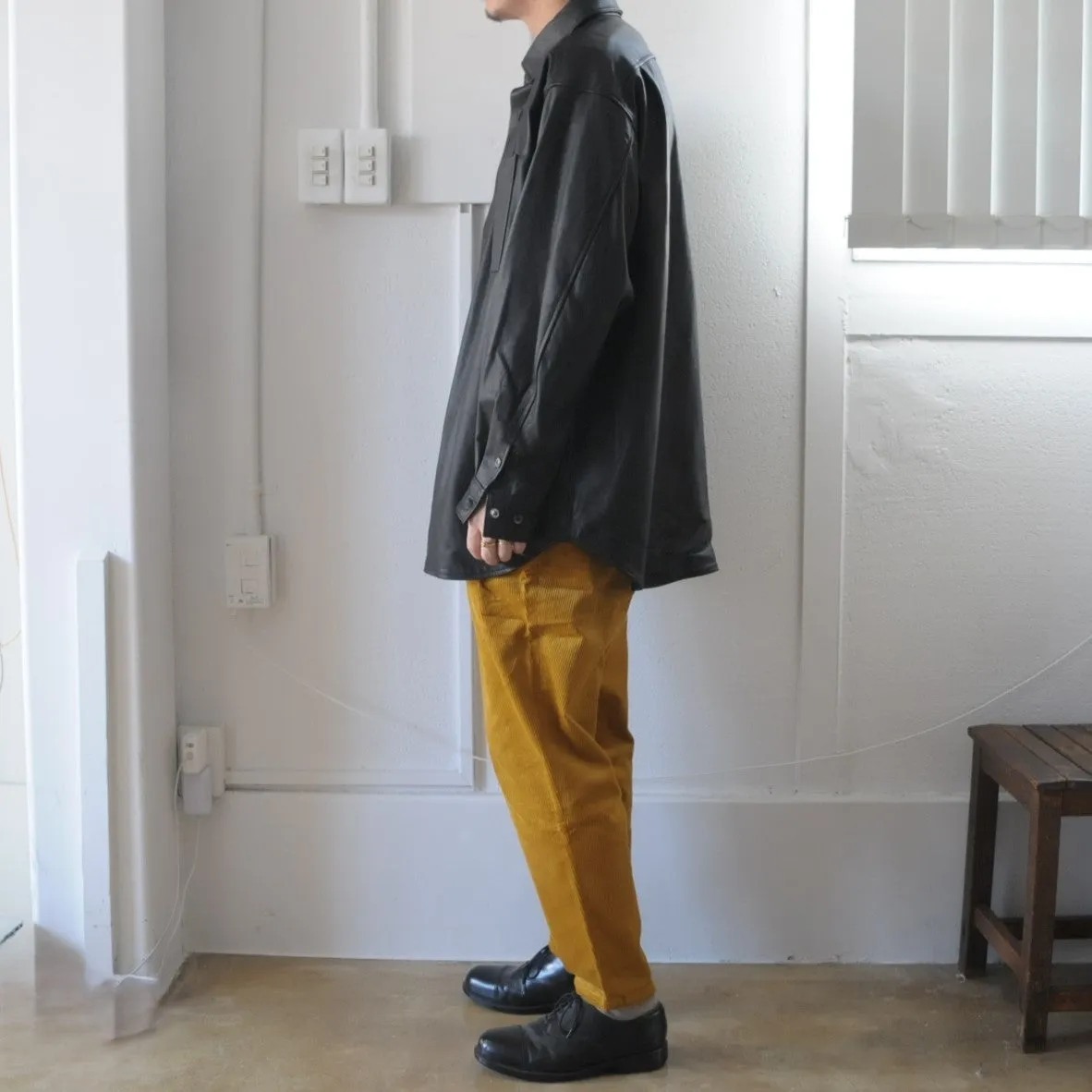2TUCK TAPERED PANTS 2 CORDUROY