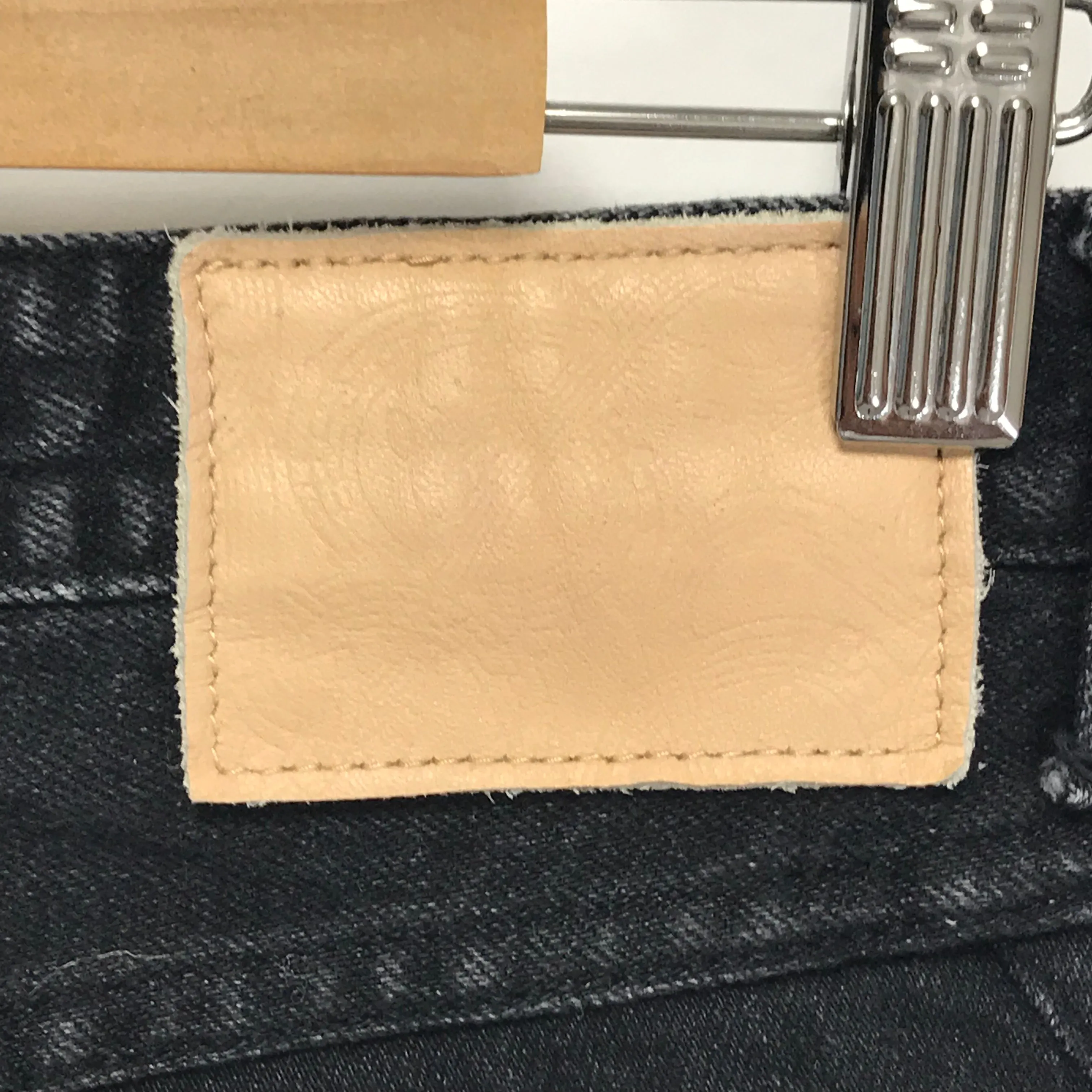 [3] Number Nine Distressed Skinny Denim Jeans Black