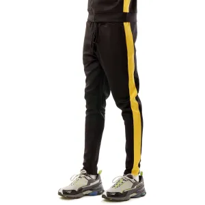401 Track Pants - Black & Yellow