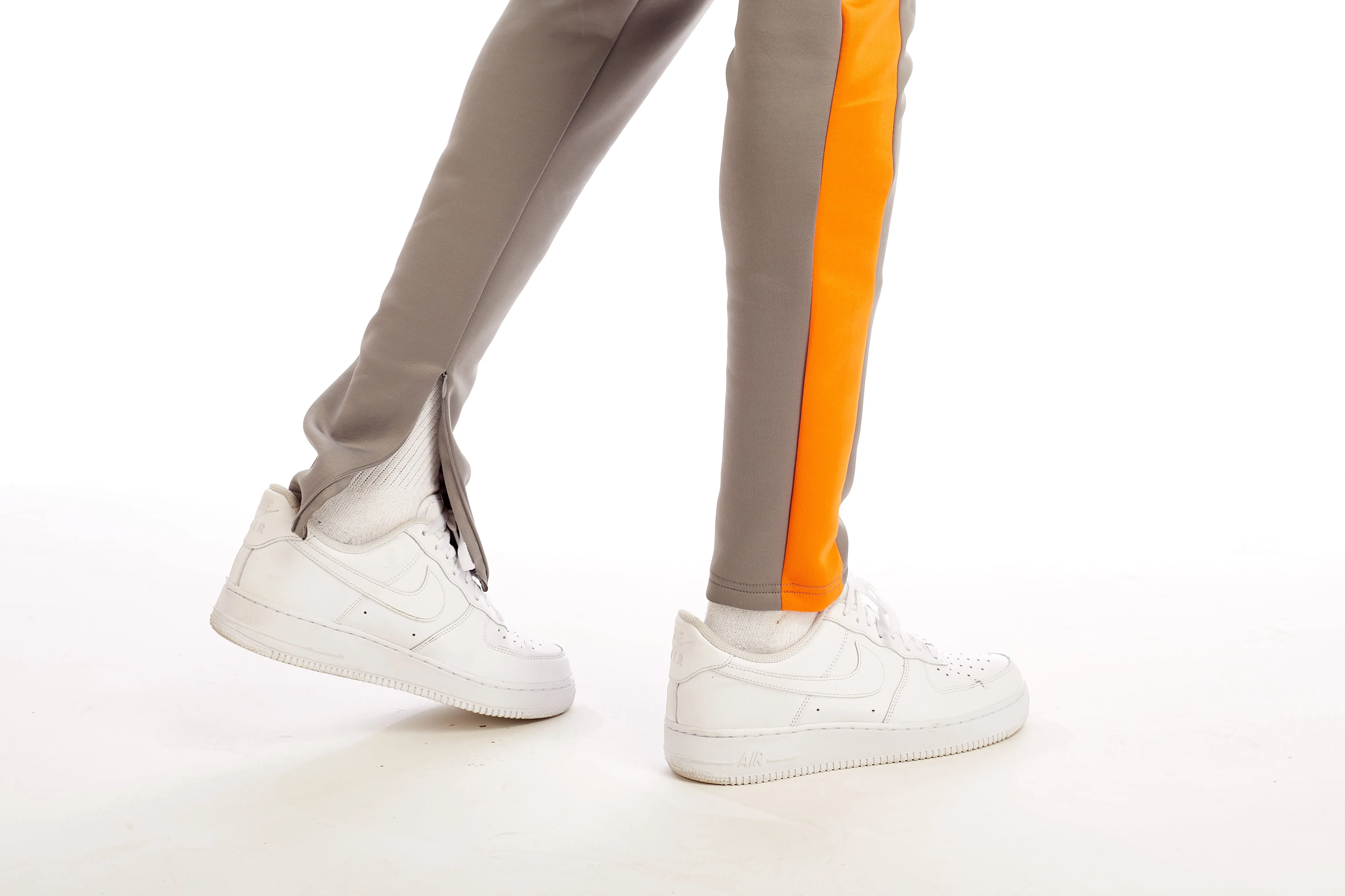 401 Track Pants - Grey & Orange
