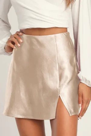 A-List Skirt - Beige