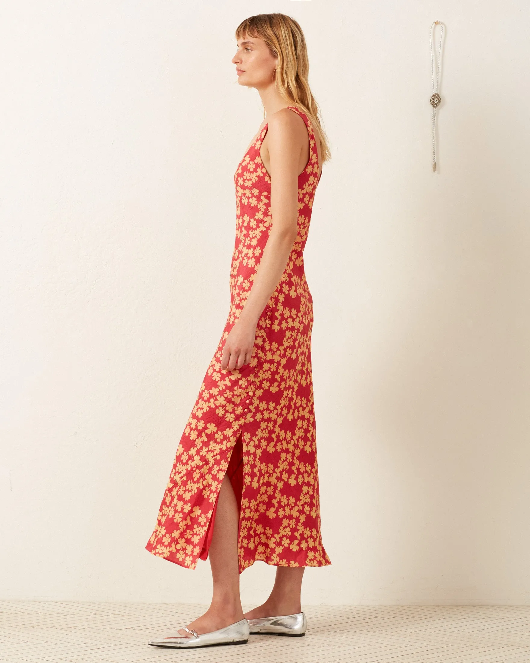 Adele Crimson Clover Dress