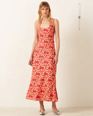 Adele Crimson Clover Dress