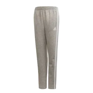 adidas 3 Stripe Fleece Jog Pants Junior