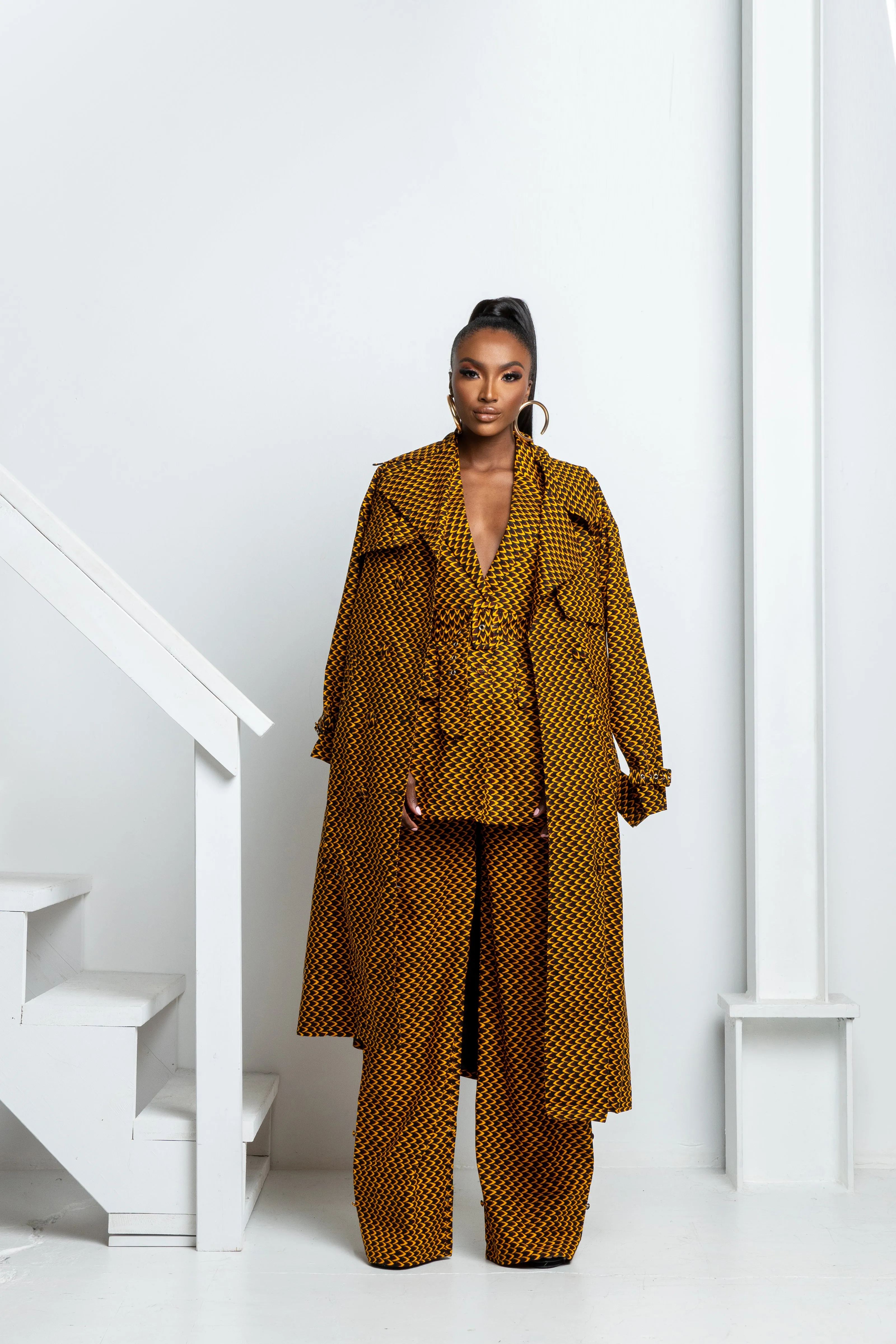 AGBANI African print BLAZER