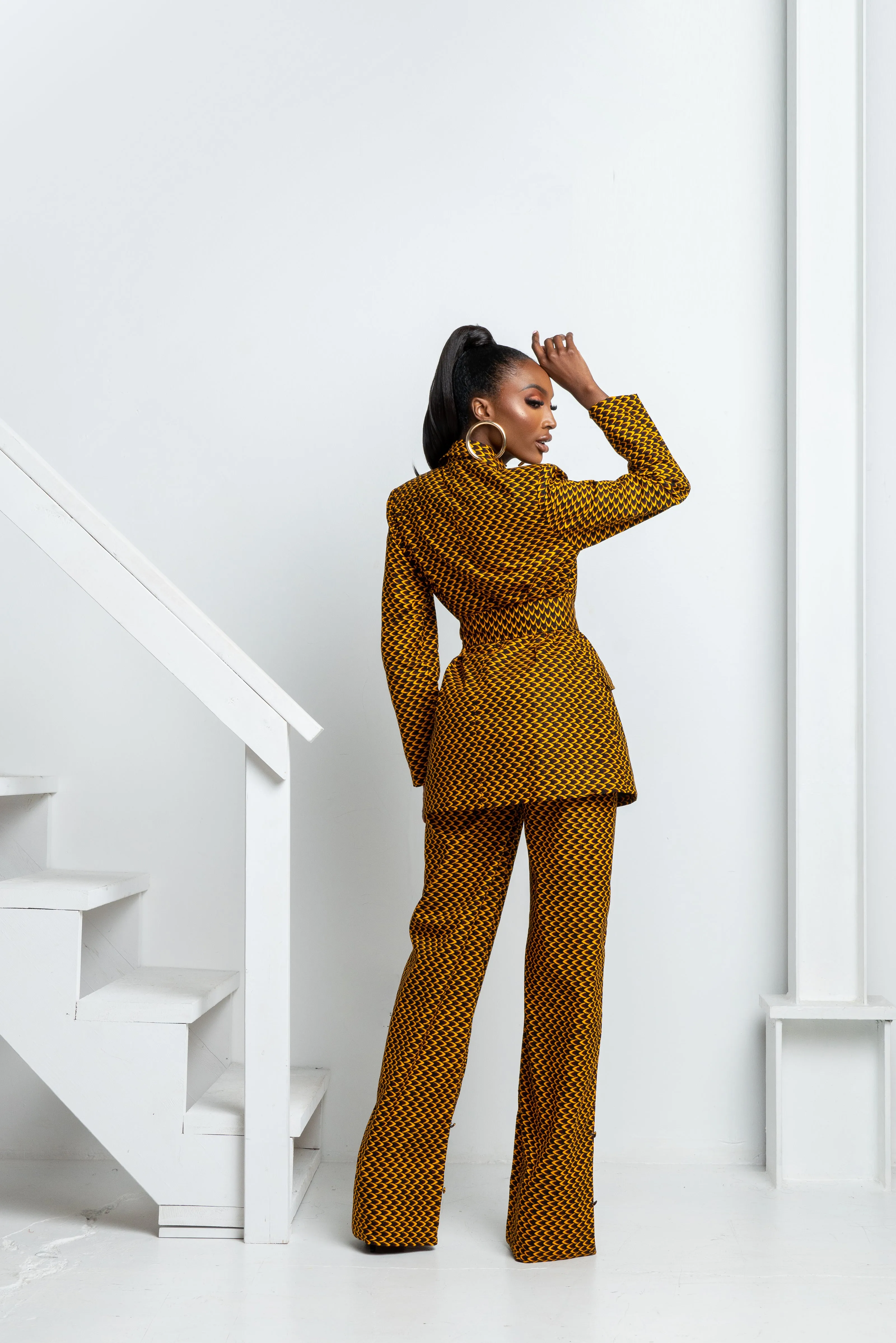 AGBANI African print BLAZER