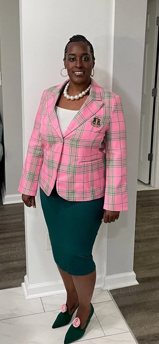 AKA PLAID BLAZER