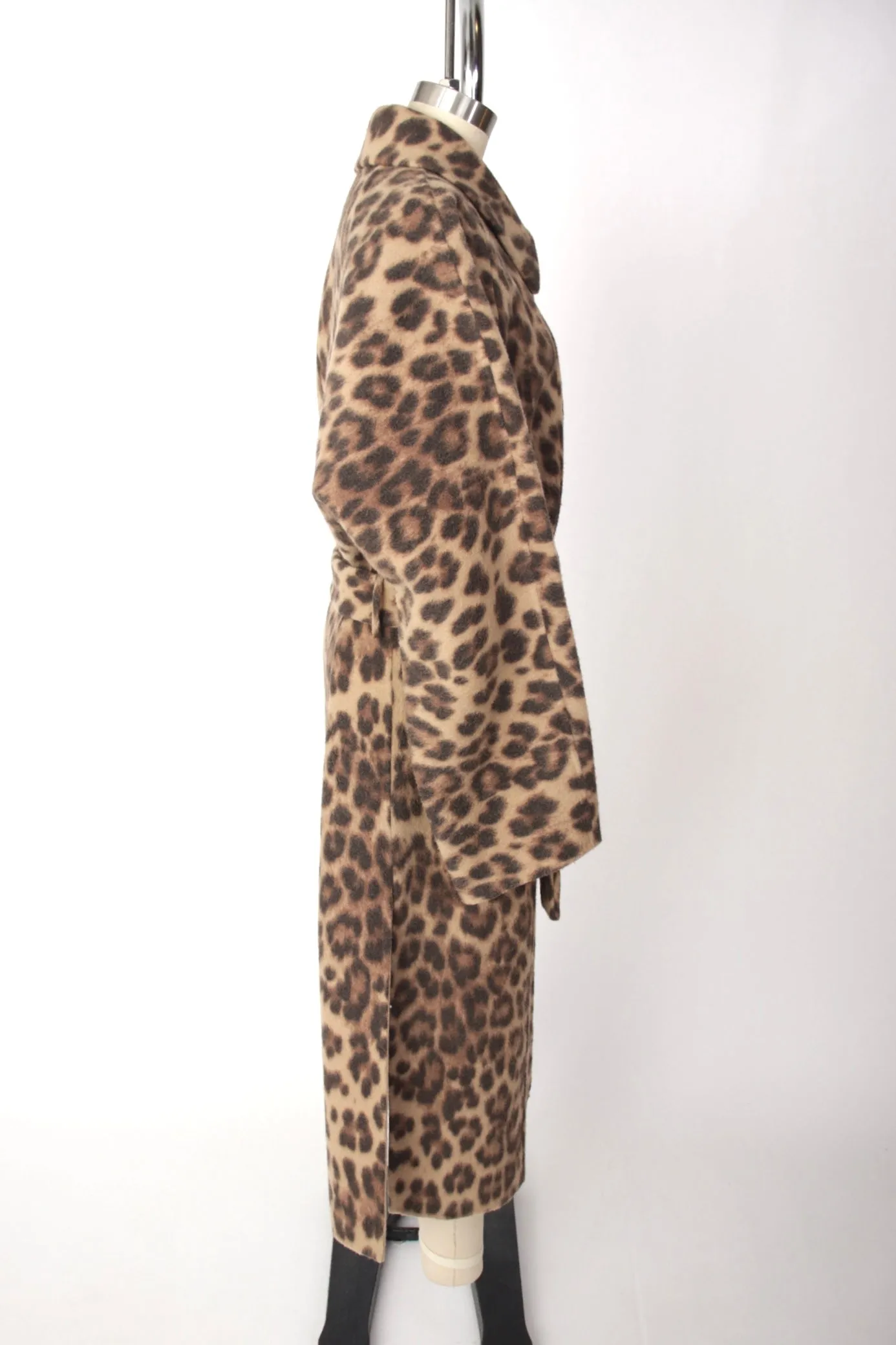 A.L.C. Wool Leopard Print Coat