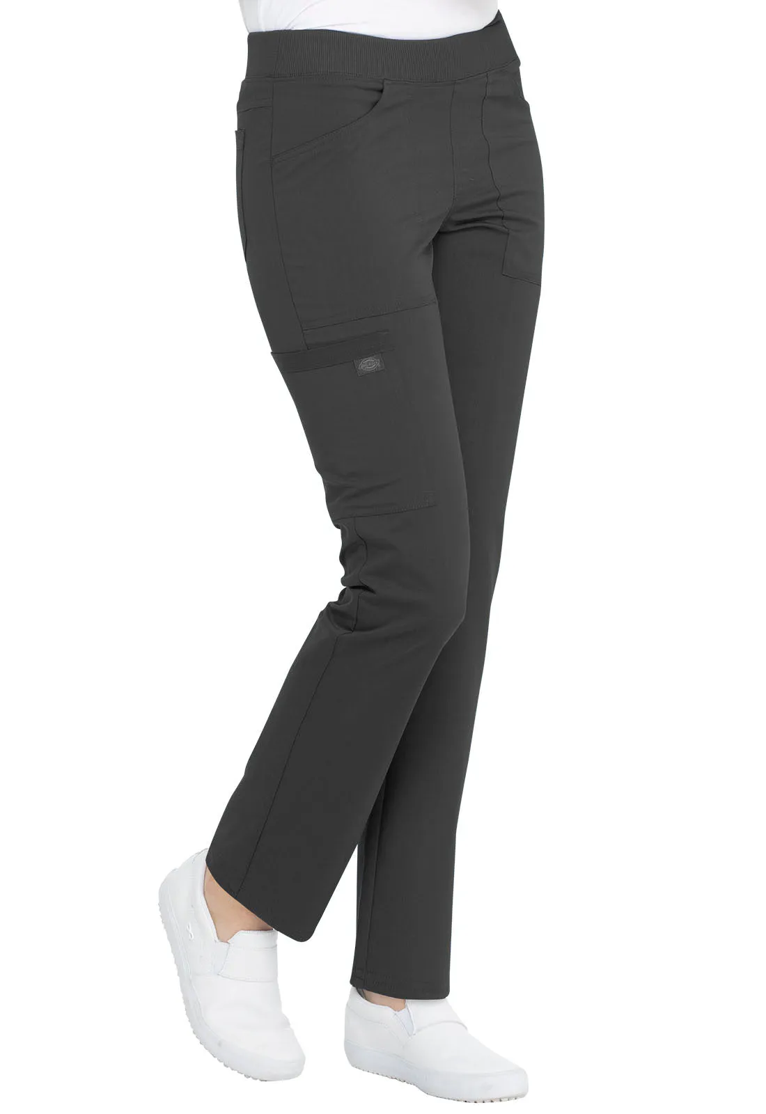 Balance DK135 Mid Rise Tapered Leg Pull-on Pants Pewter