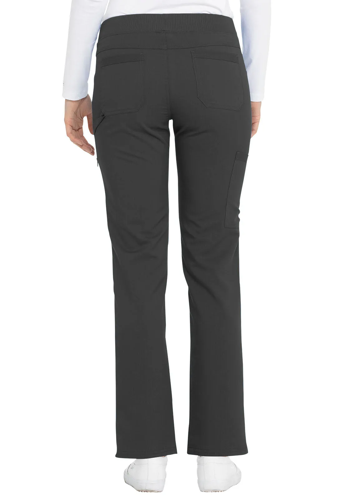 Balance DK135 Mid Rise Tapered Leg Pull-on Pants Pewter