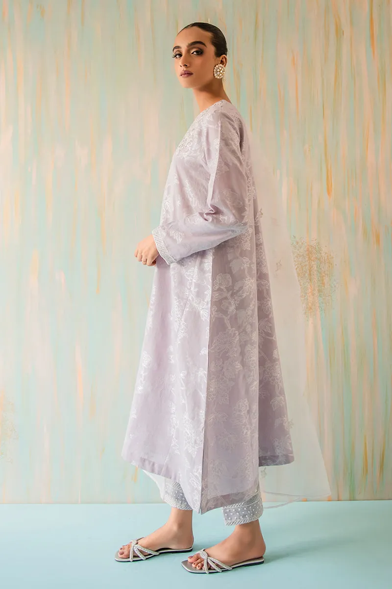 BANAFSHI-3PC (SHIRT, DUPATTA & TROUSER)