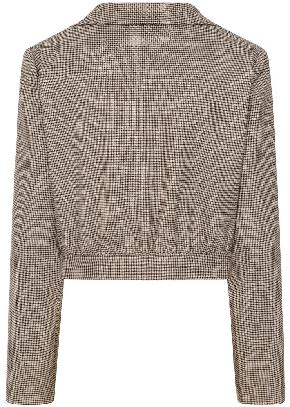 Banned Robin Houndstooth 40's Jacket Brown
