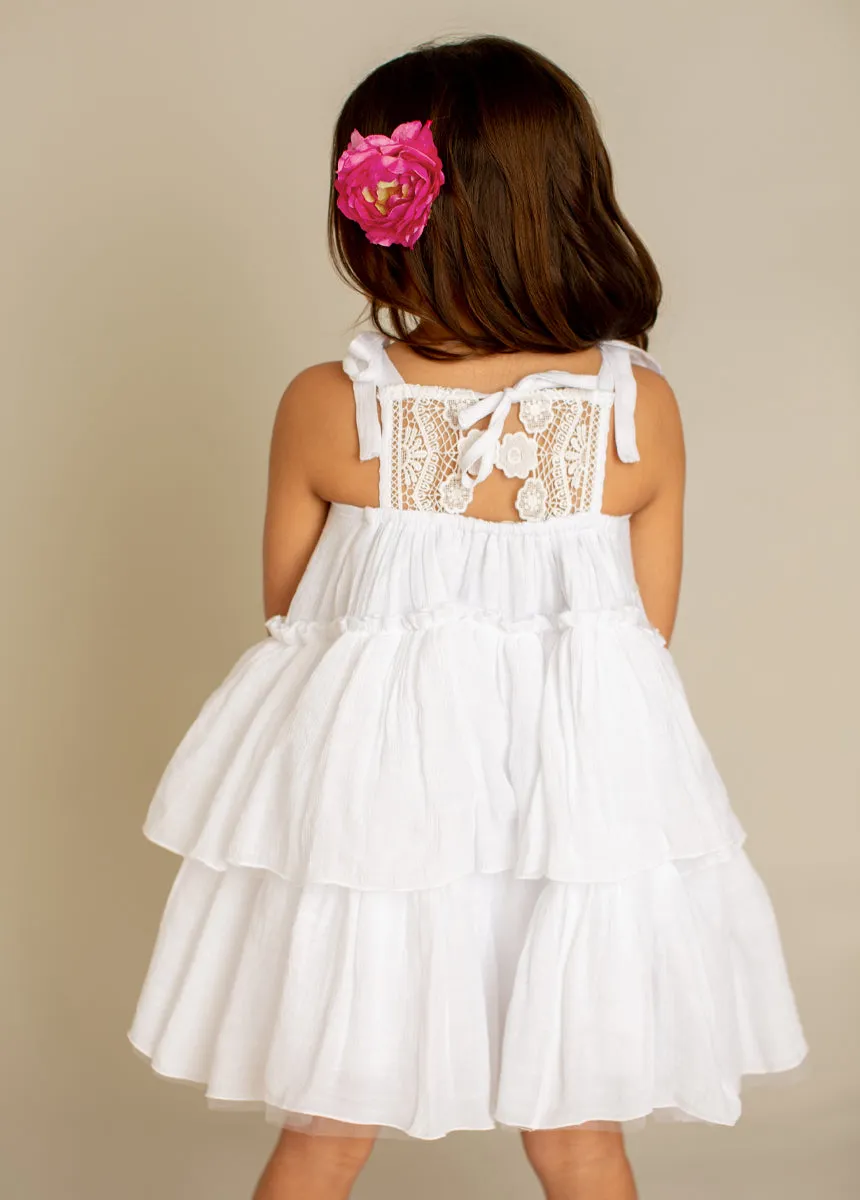 Banyu Dress in White