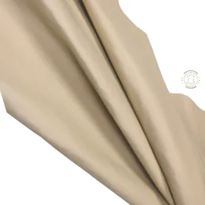 BEIGE Lambskin Leather - Garment Leather Thickness: 0.8 -1.0 mm/ 2 - 2.5oz / Size 7 - 10 SqFt