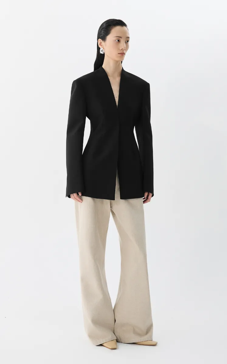 Blazer / JNBY Slim-Fit V-neck  Blazer