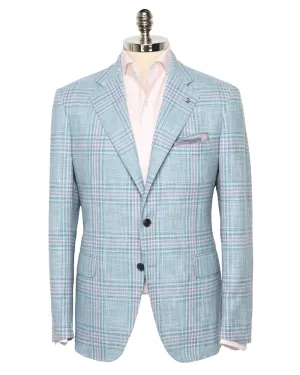 Blue and Lavender Plaid Sportcoat