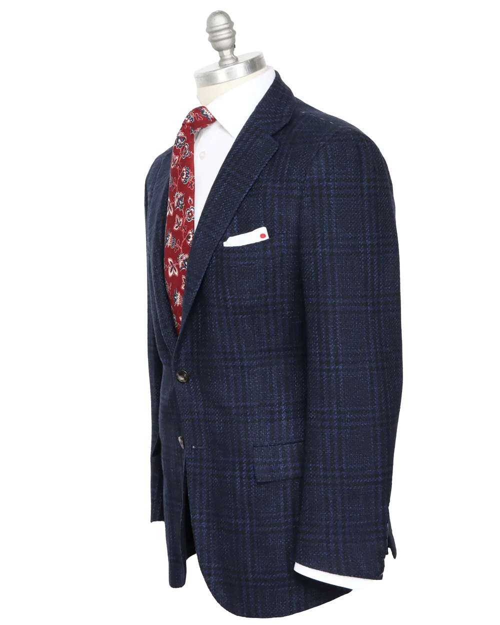 Blue and Navy Plaid Sportcoat