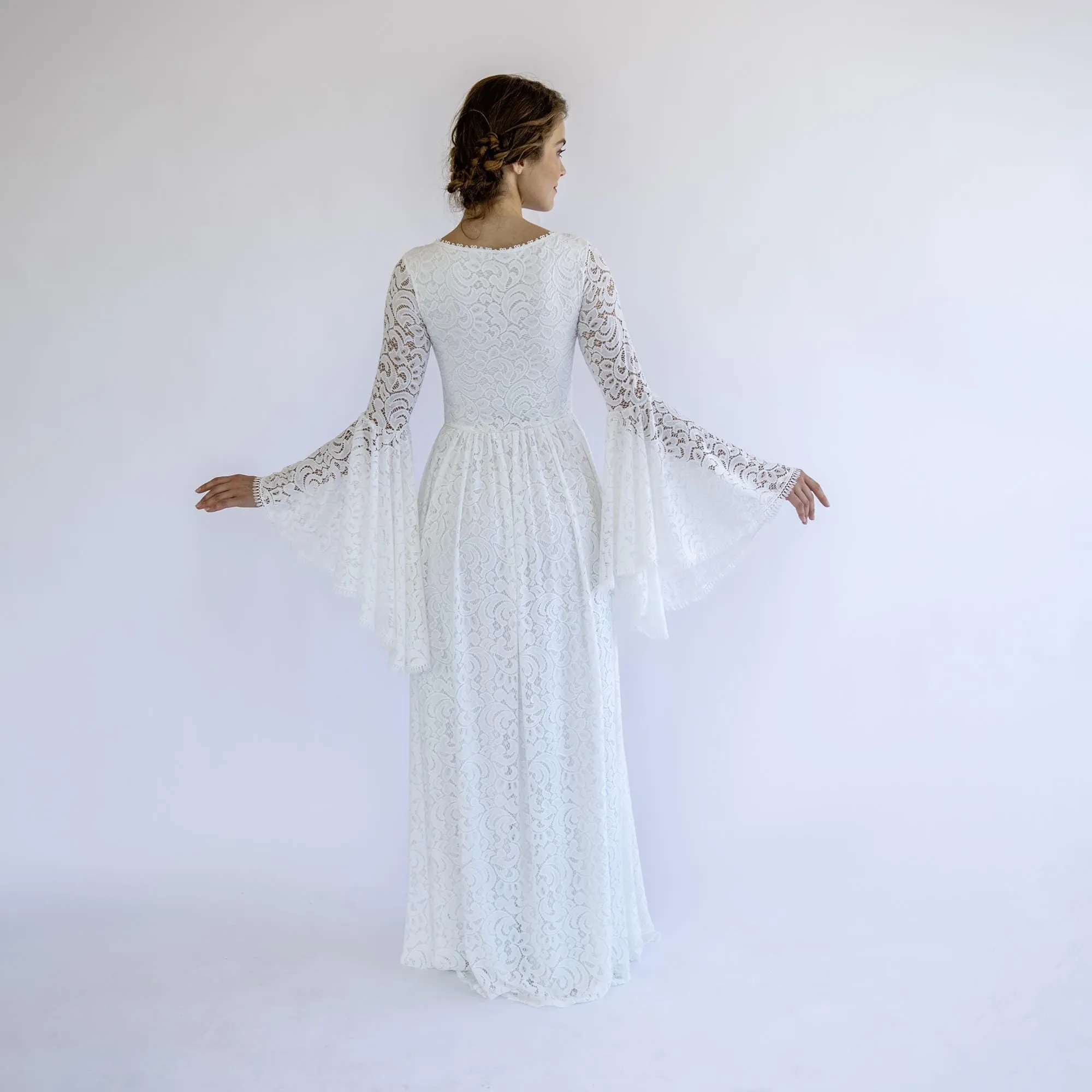 Boho Bell Sleeve Dress #1319