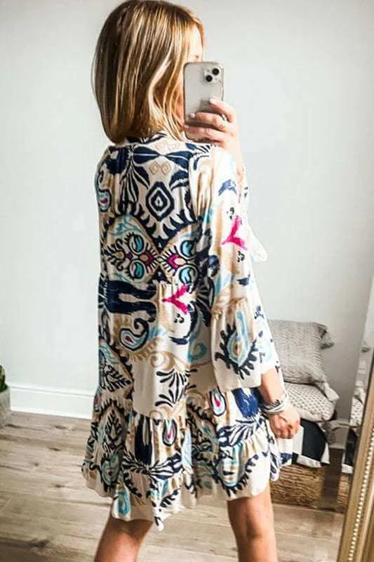 Boho Mama Mini Dress
