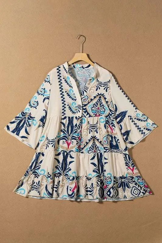 Boho Mama Mini Dress