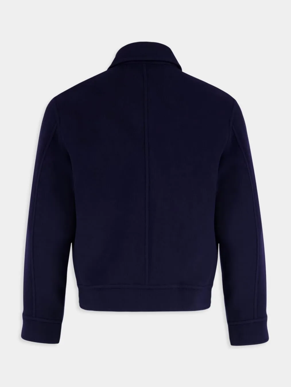 Boxy Fit Wool Coat