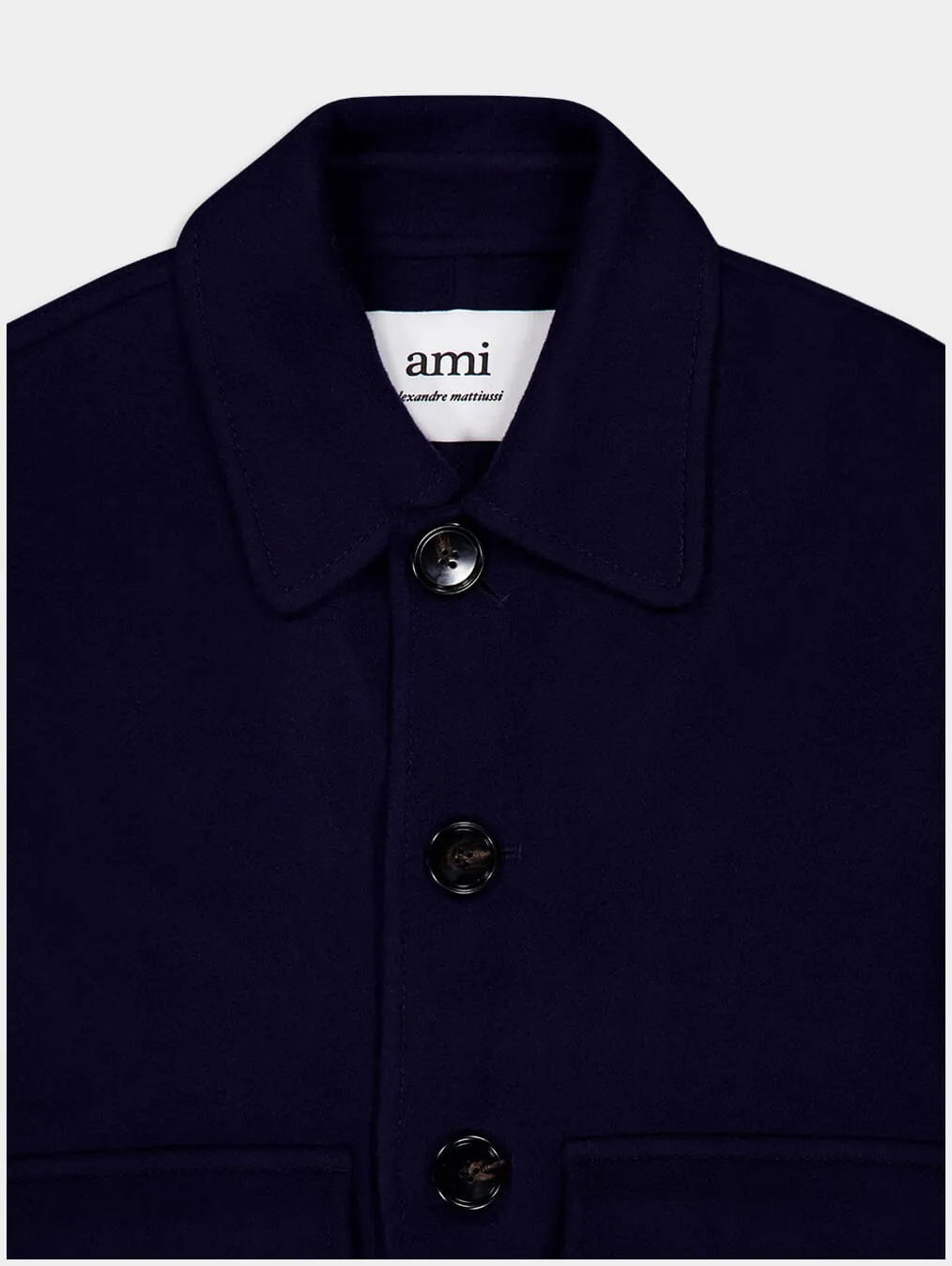 Boxy Fit Wool Coat