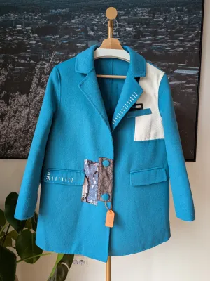 Brand New Wool Coat Size 8-10 FREE SHIPPING High Quality Wool 103
