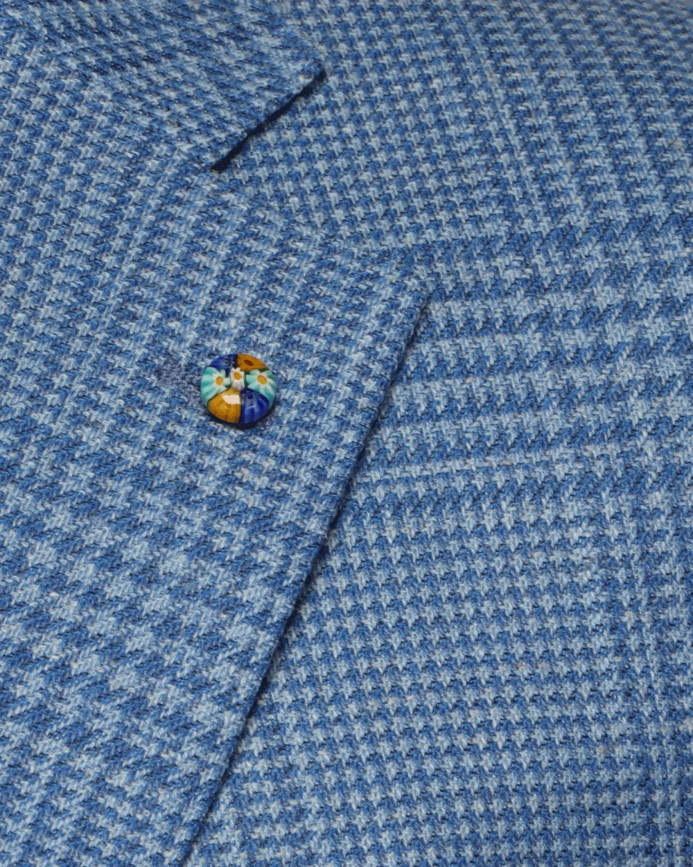 Bright Blue Plaid Sportcoat