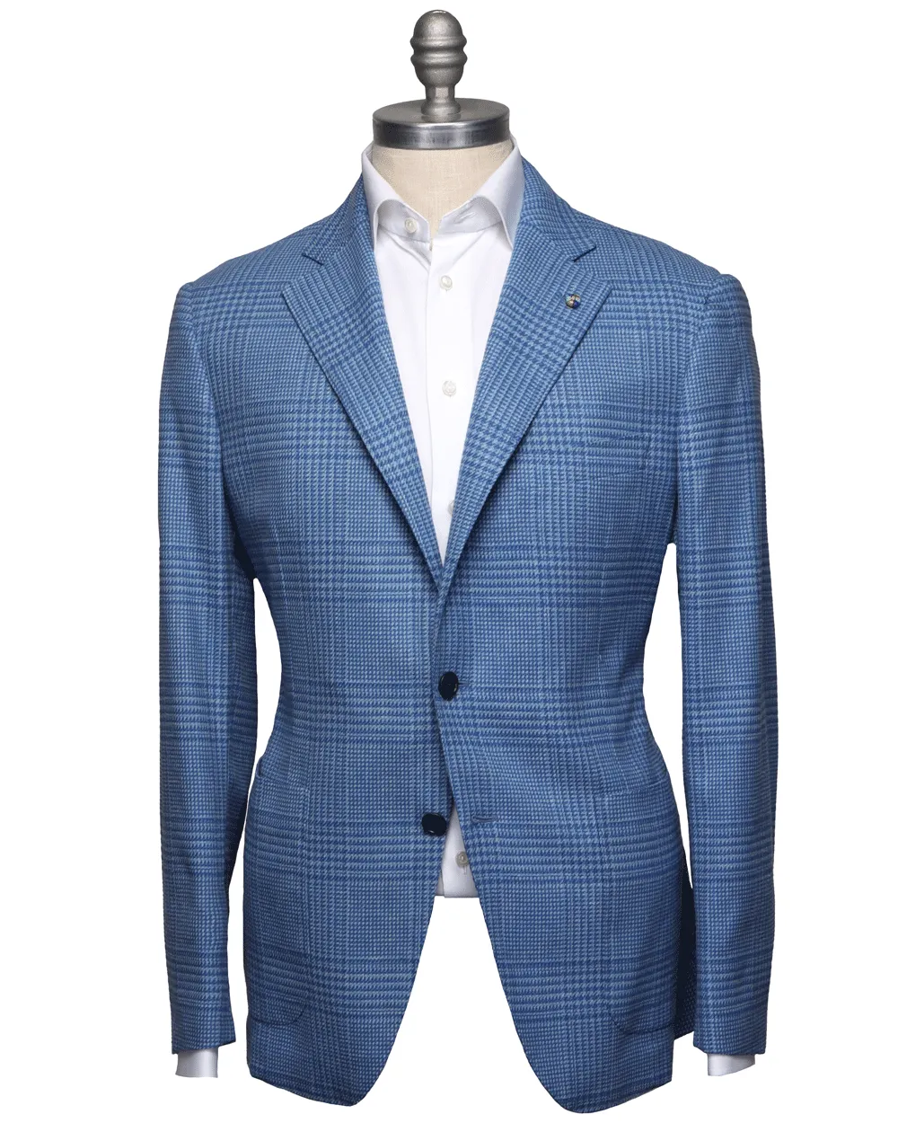 Bright Blue Plaid Sportcoat