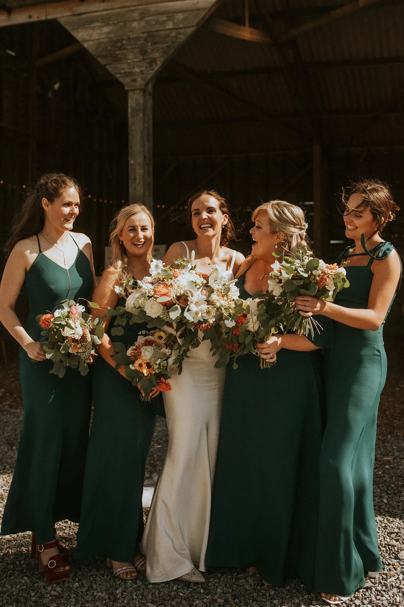 Brooklyn Dress in Forest Green