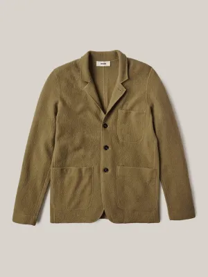 BUCK MASON FELTED CHORE COAT IN CAMEL