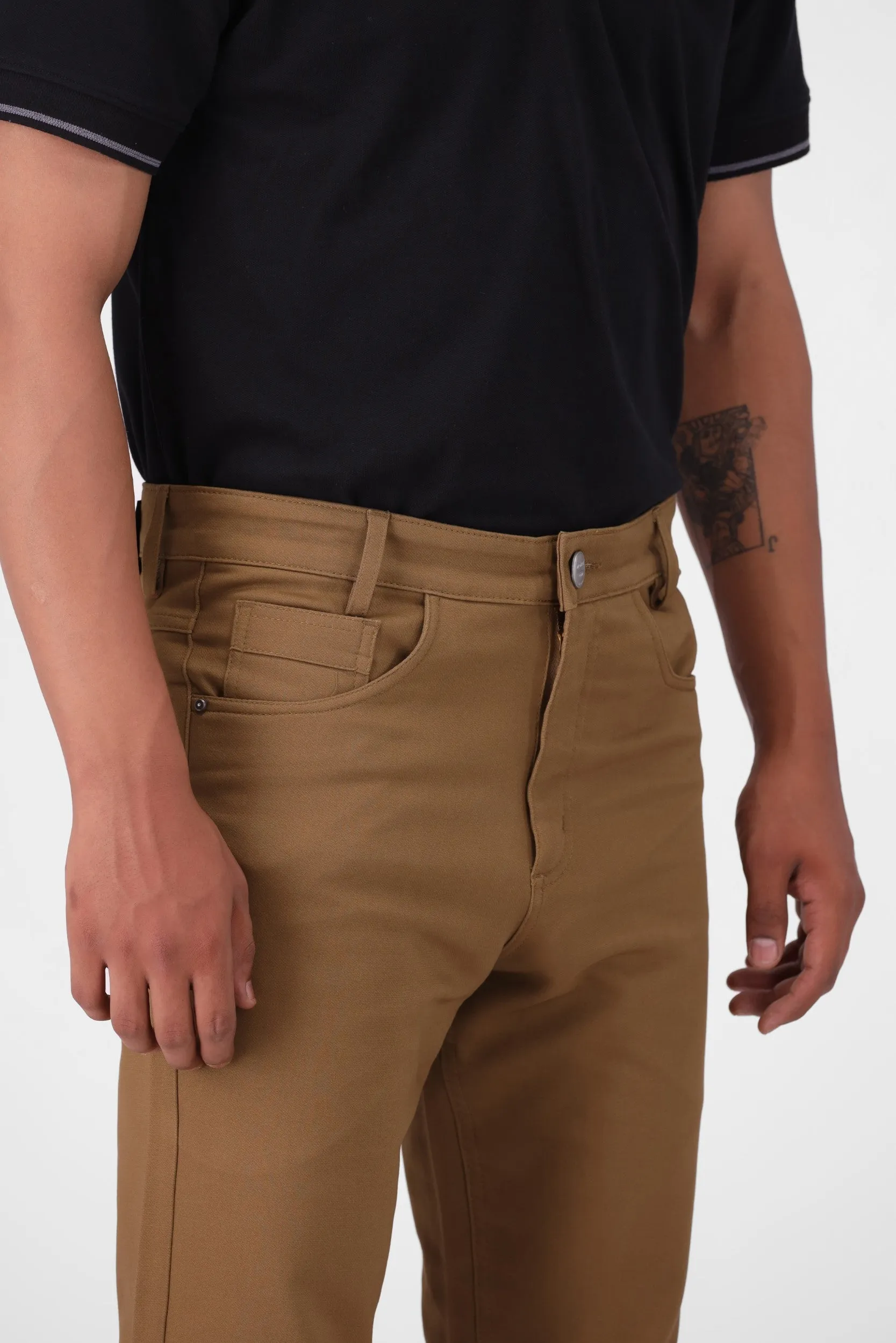 Camel Brown Tappered Fit