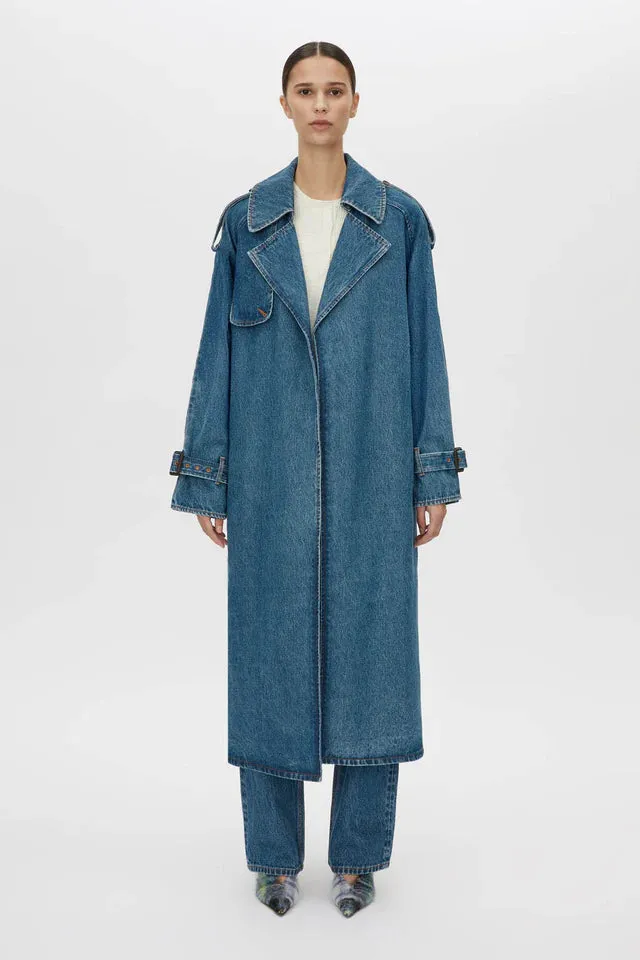 Camilla and Marc Calyx Denim Coat in Classic Blue