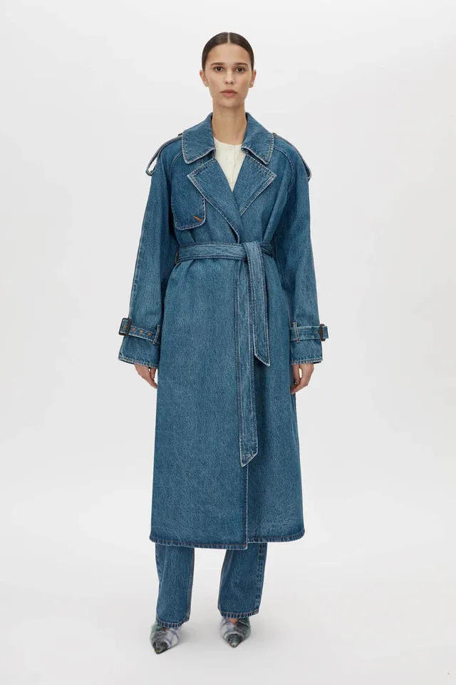 Camilla and Marc Calyx Denim Coat in Classic Blue