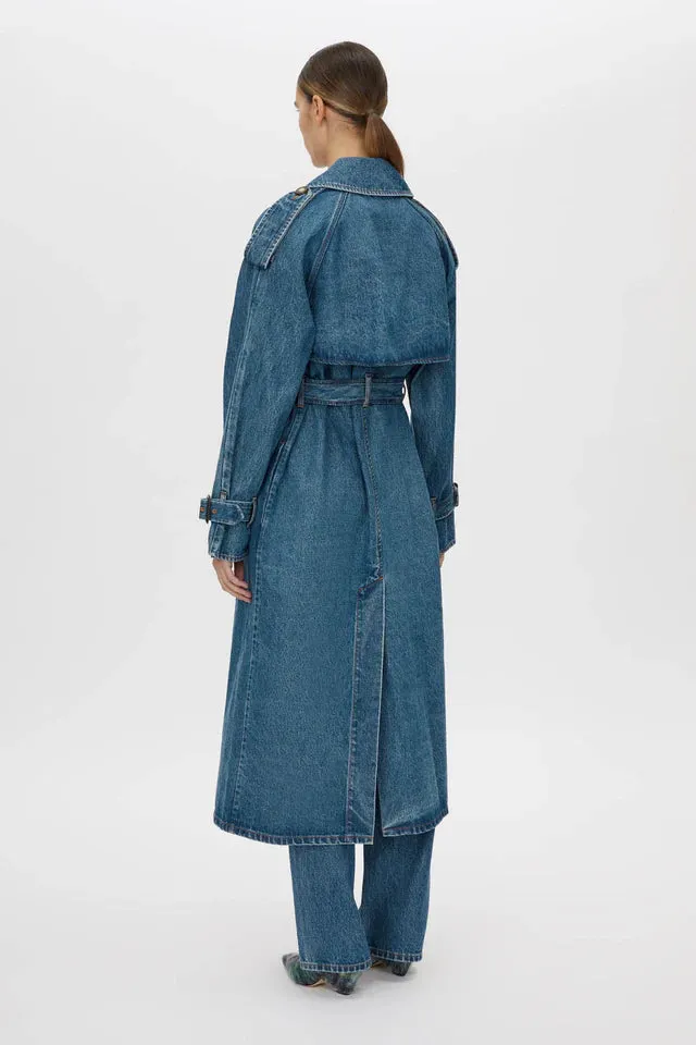 Camilla and Marc Calyx Denim Coat in Classic Blue