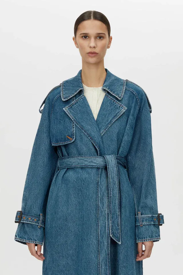 Camilla and Marc Calyx Denim Coat in Classic Blue