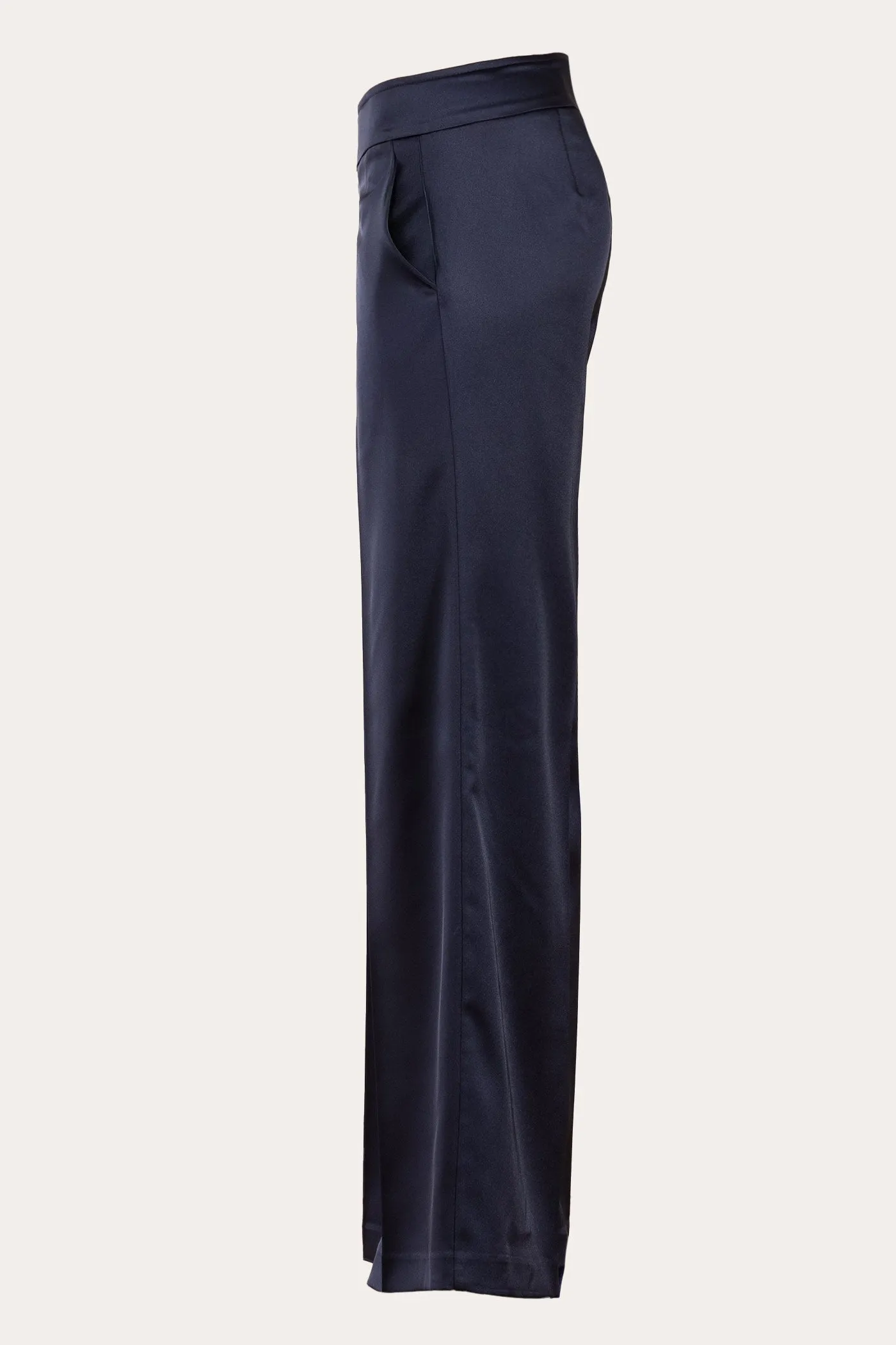 CARLA Satin Navy