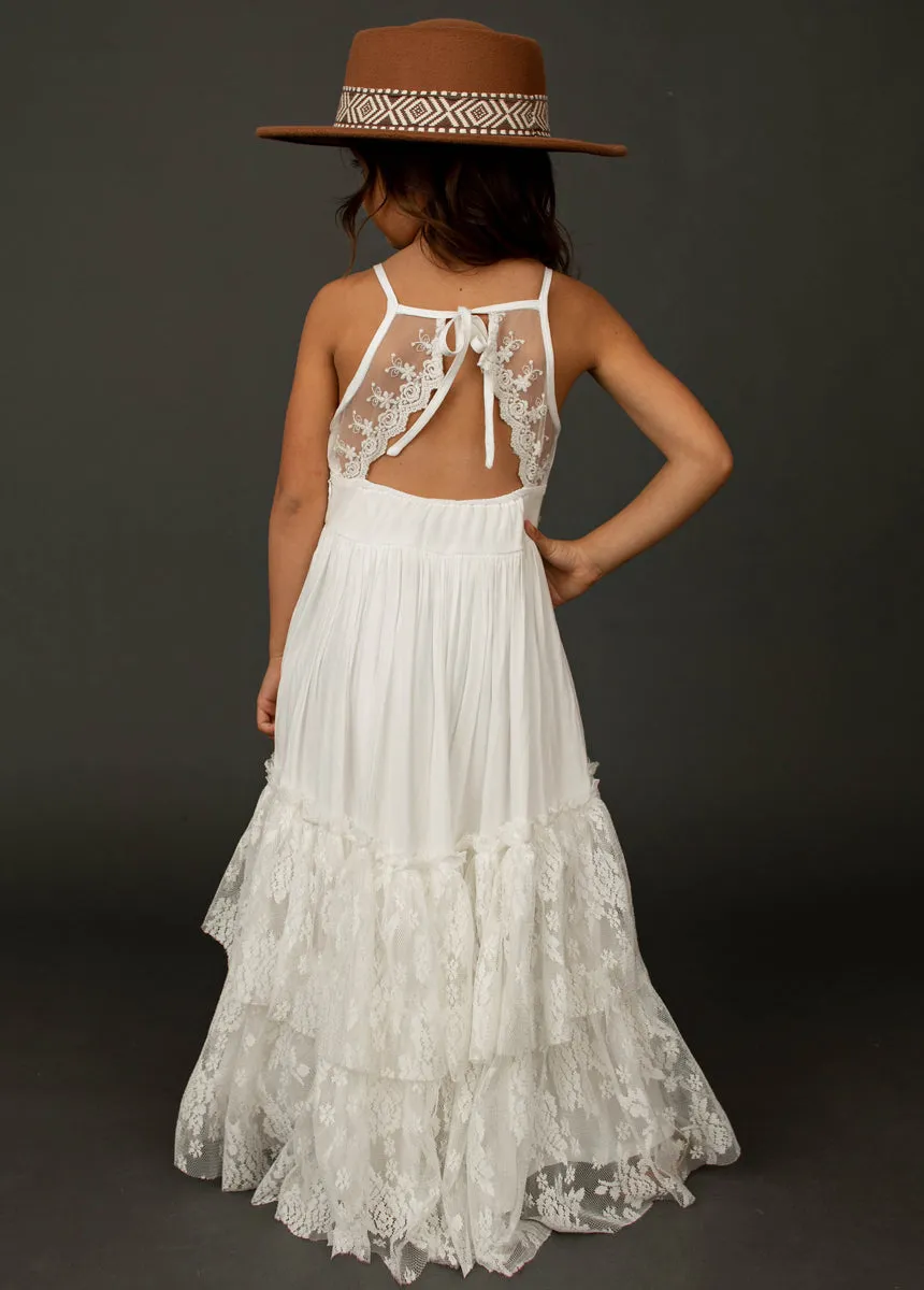 Catrin Dress in White