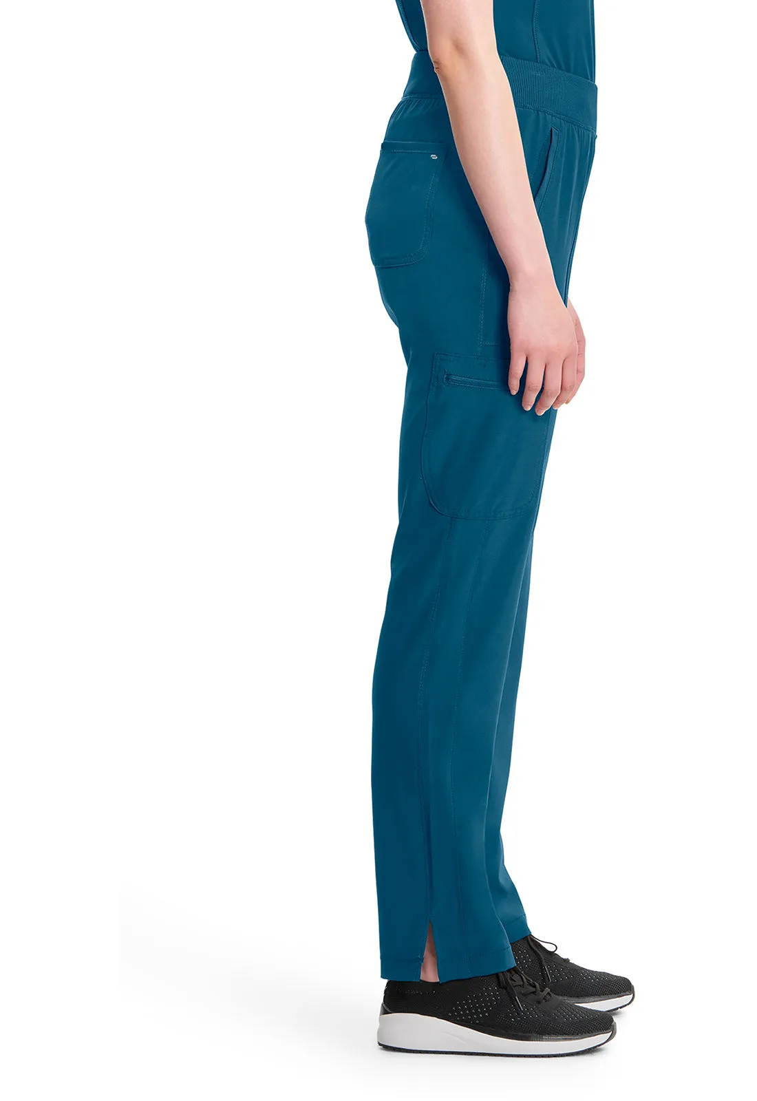 Classics CK065A Mid Rise Tapered Leg Pull-on Pants Caribbean Blue