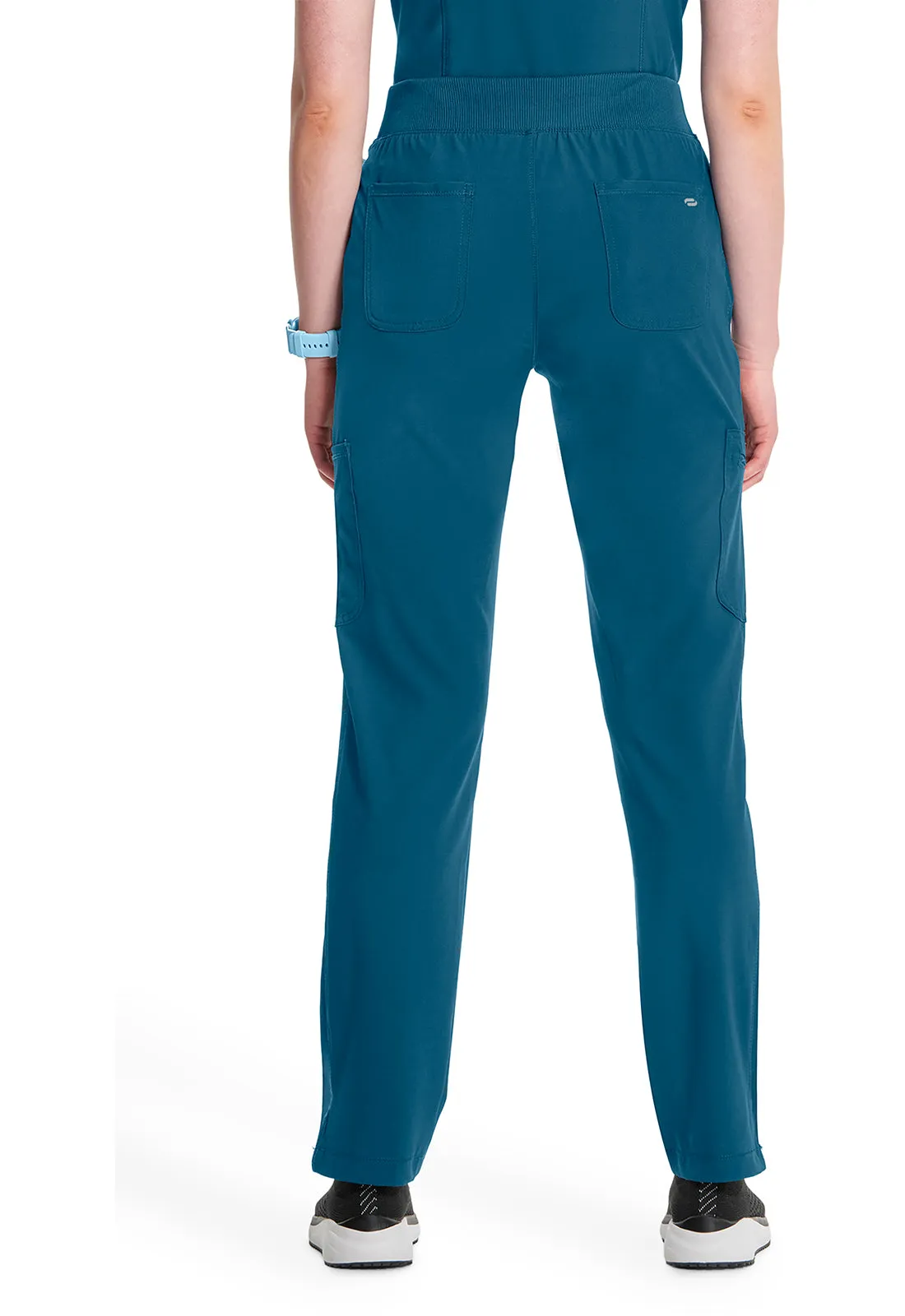 Classics CK065A Mid Rise Tapered Leg Pull-on Pants Caribbean Blue