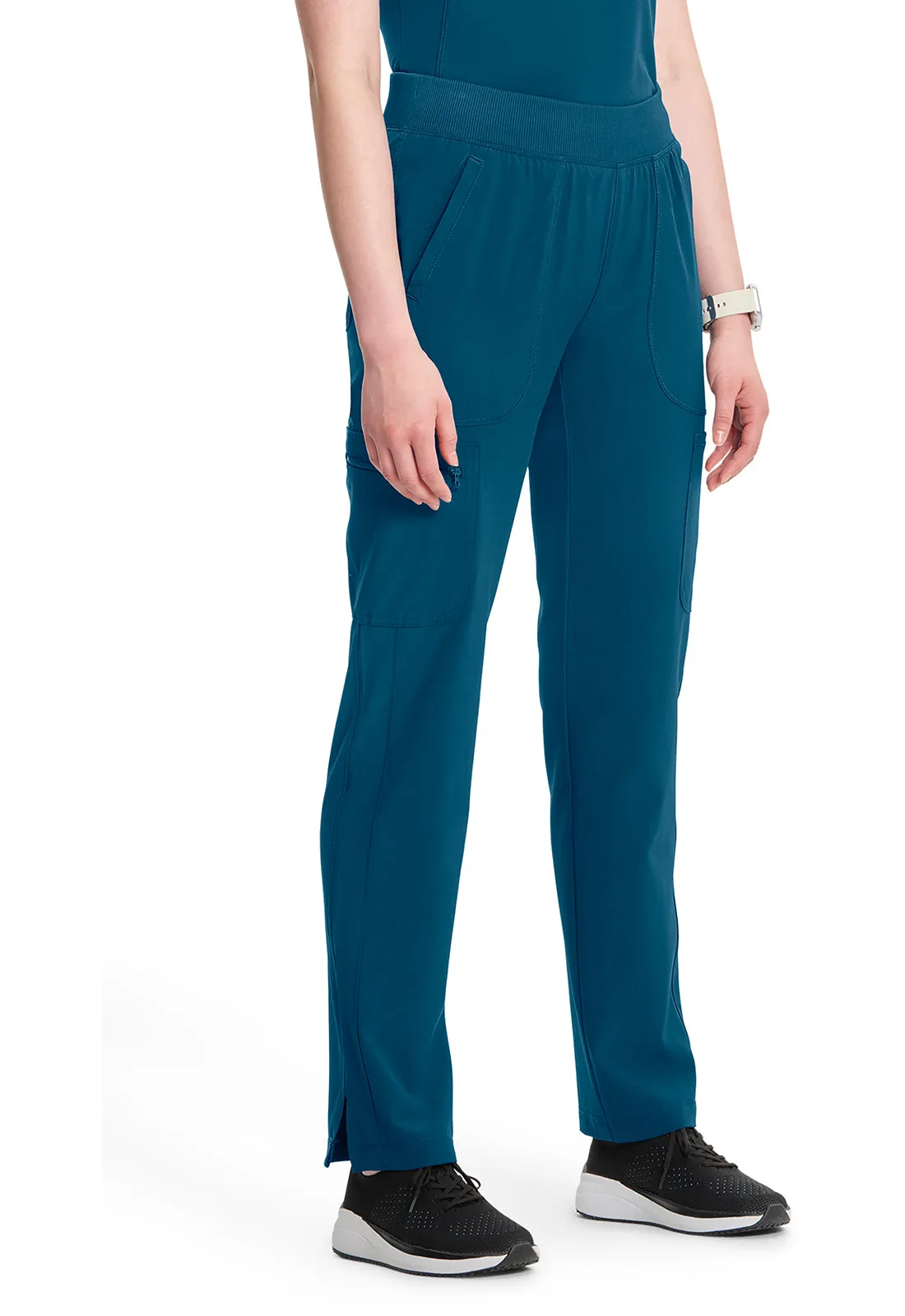 Classics CK065A Mid Rise Tapered Leg Pull-on Pants Caribbean Blue