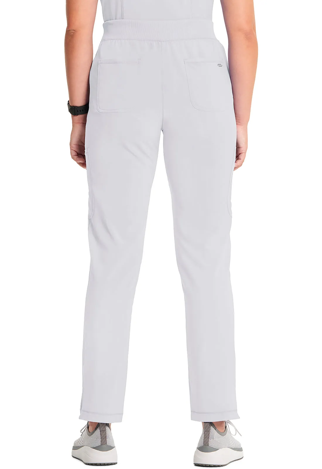 Classics CK065A Mid Rise Tapered Leg Pull-on Pants White