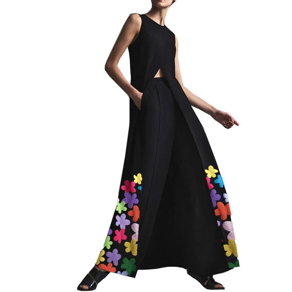 Classy Foral Print Long Dresses
