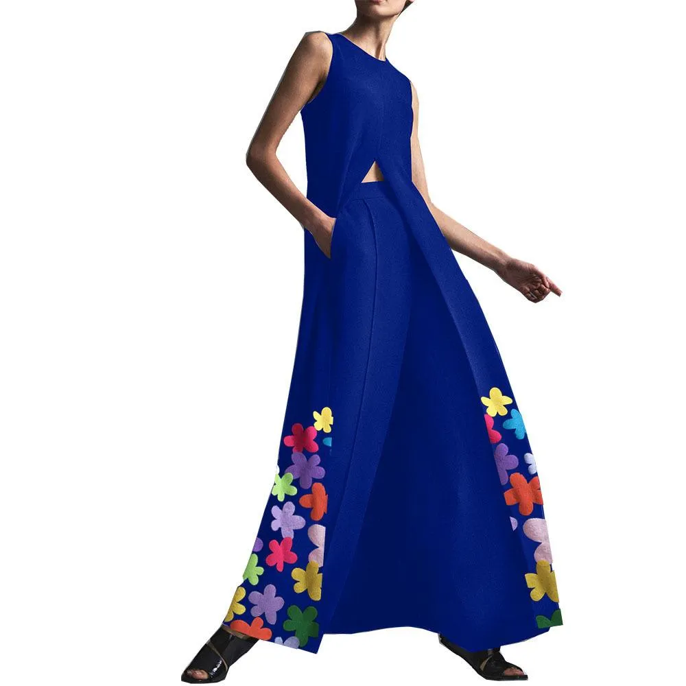 Classy Foral Print Long Dresses