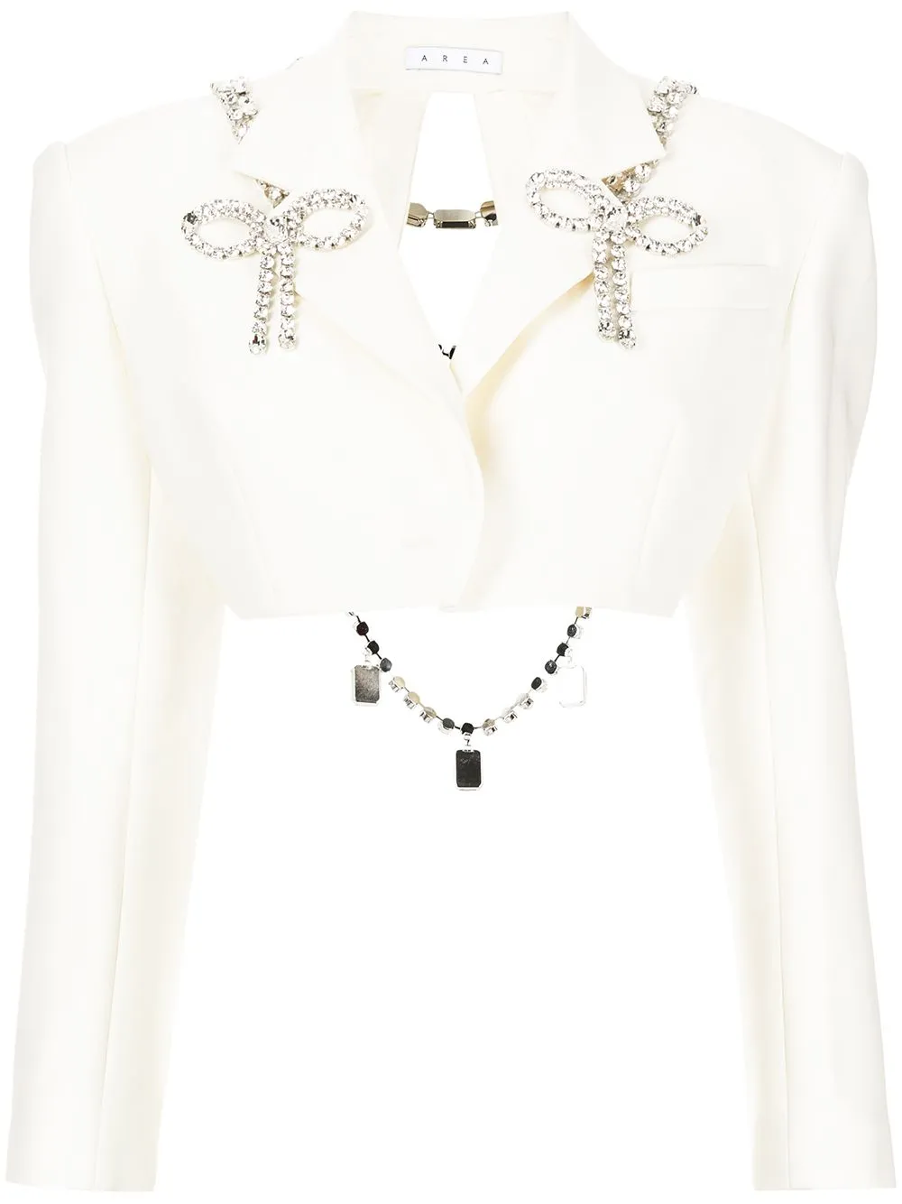 CRYSTAL CROP BLAZER