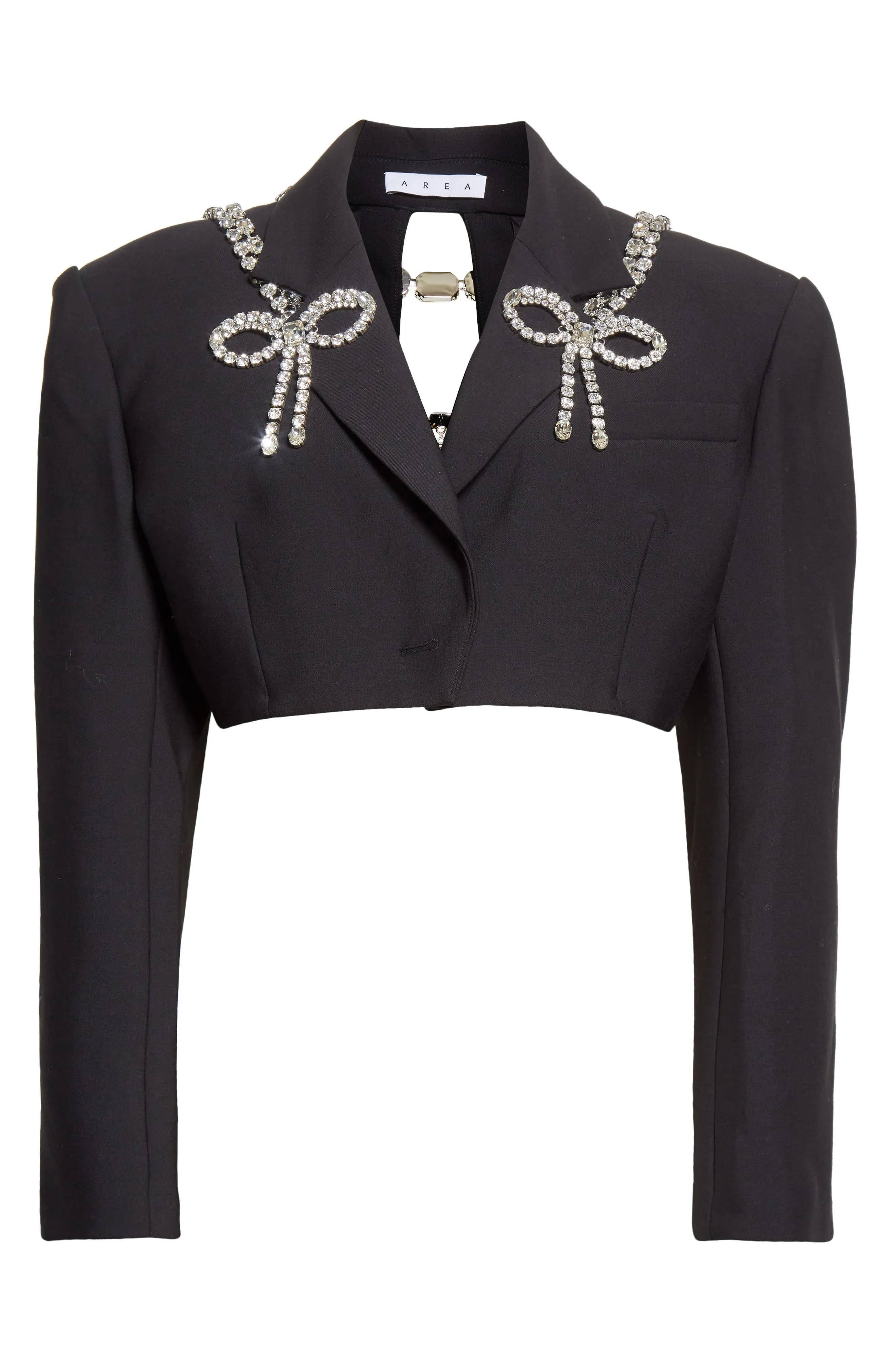 CRYSTAL CROP BLAZER
