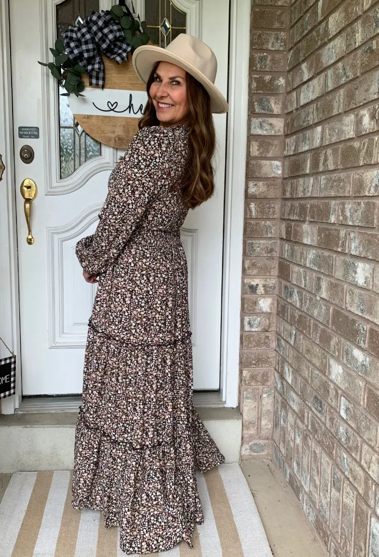 Dani 3 Tier Floral Maxi Dress